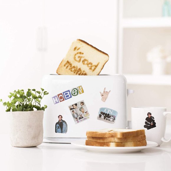 77 PCS of Trendy BTS  Waterproof Stickers for Laptops, Water Bottles - Picture 2 of 7